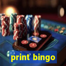 print bingo